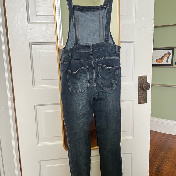 Free People Washed Denim Overall - Picture 3 of 6